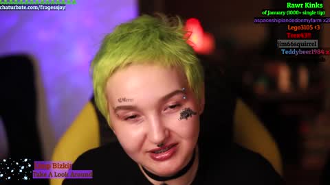 Snapshot of frogessjay chatting on January 2025 08:43:02 PM Jaywise Frogfoot online show from January 2025 08:43:02 PM