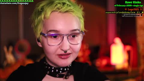 Snapshot of frogessjay chatting on February 2025 12:36:02 AM Jaywise Frogfoot online show from February 2025 12:36:02 AM