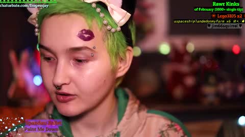 Snapshot of frogessjay chatting on February 2025 07:33:02 PM Jaywise Frogfoot online show from February 2025 07:33:02 PM