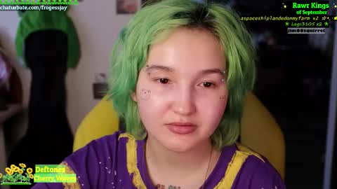 Snapshot of frogessjay chatting on September 2025 03:55:01 PM Jaywise Frogfoot online show from September 2025 03:55:01 PM