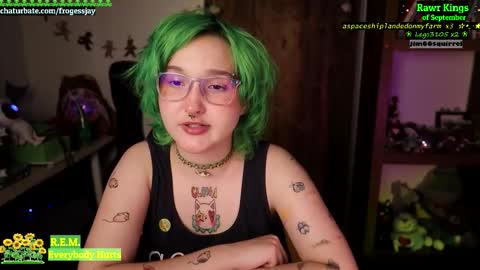 Snapshot of frogessjay chatting on September 2025 08:31:02 PM Jaywise Frogfoot online show from September 2025 08:31:02 PM