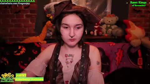 Snapshot of frogessjay chatting on October 2025 10:11:02 PM Jaywise Frogfoot online show from October 2025 10:11:02 PM