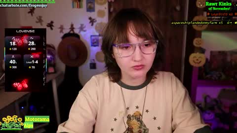 Snapshot of frogessjay chatting on November 2025 02:28:02 PM Jaywise Frogfoot online show from November 2025 02:28:02 PM