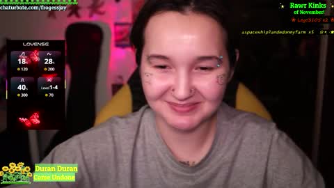 Snapshot of frogessjay chatting on November 2025 04:29:01 PM Jaywise Frogfoot online show from November 2025 04:29:01 PM