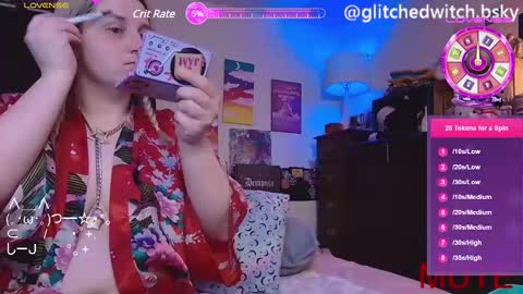 Snapshot of glitchwitch chatting on February 2025 08:28:02 AM Glitch online show from February 2025 08:28:02 AM