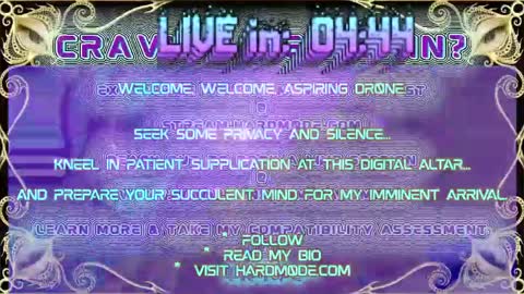 Snapshot of hardm0de chatting on May 2026 08:36:01 PM B0ne Daddy Bonesaw Real-Life College of Whispers Bard mindfuck brainwash hypno cerebral sensual online show from May 2026 08:36:01 PM