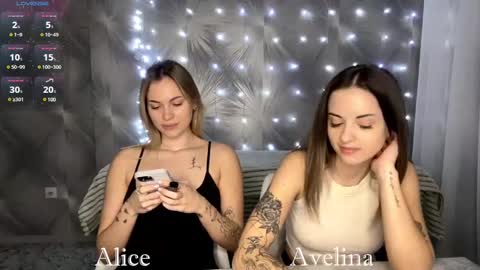 Alice DollySmile and Avelina online show from January 2025 03:27:01 PM