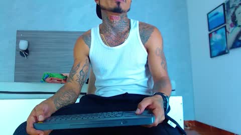 Snapshot of hot_latino_x chatting on January 2026 12:20:02 PM SEXY COUPLE online show from January 2026 12:20:02 PM