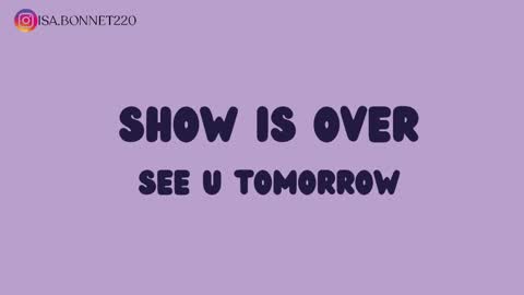 Snapshot of isa_bonnet chatting on February 2025 05:33:01 AM Isa online show from February 2025 05:33:01 AM
