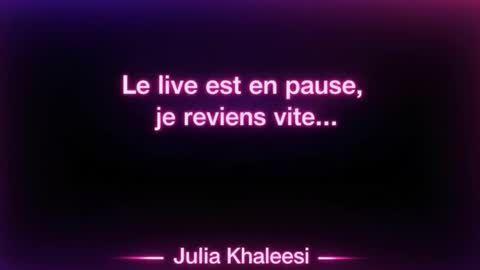 Julia Khaleesii online show from March 2026 04:58:02 PM