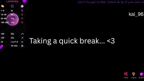 kai 96 online show from February 2026 01:15:01 AM