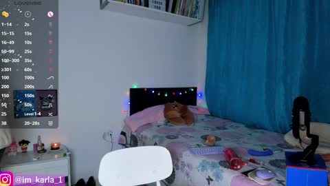 Snapshot of karla__1 chatting on January 2025 05:45:02 AM Ill be on at sunday see u Lynn  Could u help me to reach 100 Thmbs upp plssss   Independent girl 3 online show from January 2025 05:45:02 AM