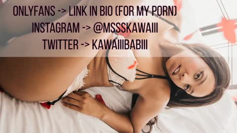 Snapshot of kawaiiibabiii chatting on January 2025 05:10:01 AM Miss Kawaiii online show from January 2025 05:10:01 AM