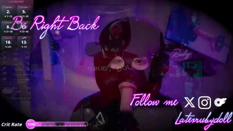 Snapshot of latexrubydoll chatting on November 2025 03:31:01 AM Latex Ruby online show from November 2025 03:31:01 AM