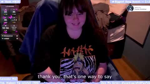 LavenderMei online show from February 2026 02:16:01 AM