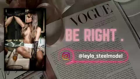 INSTA leylasteel model         online show from April 2026 11:55:01 AM