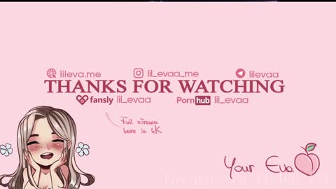 Snapshot of lil_eva chatting on February 2025 06:22:02 PM All my link in bio sign up to support me online show from February 2025 06:22:02 PM