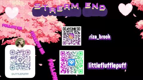 Snapshot of littleflufflepuff chatting on September 2025 12:47:01 AM Riza Riri Puff  online show from September 2025 12:47:01 AM