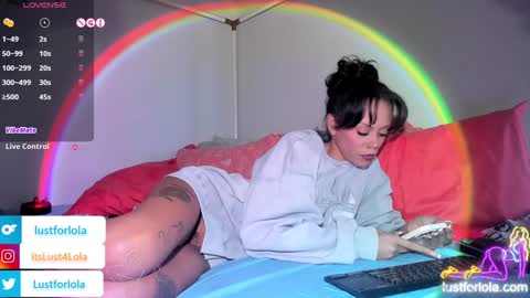 Snapshot of lustforlola chatting on December 2024 03:41:01 AM LOLA online show from December 2024 03:41:01 AM