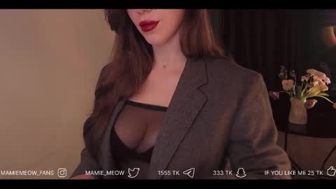 Snapshot of mamiemeow chatting on February 2026 03:19:02 PM Your Miss Alice online show from February 2026 03:19:02 PM