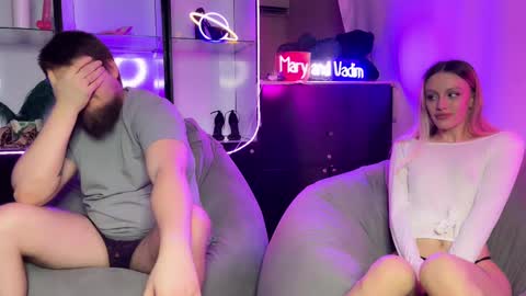 Snapshot of mary_and_vadim chatting on February 2025 02:31:01 AM Maria and Vadim online show from February 2025 02:31:01 AM