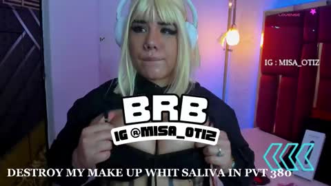 Snapshot of melissa_adamsxxx chatting on October 2025 11:21:02 AM Lissa online show from October 2025 11:21:02 AM