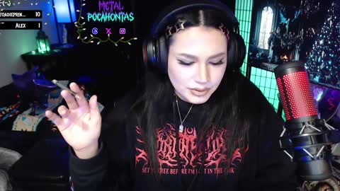 Snapshot of metalpocahotass chatting on December 2024 06:17:02 AM MetalPocahotass online show from December 2024 06:17:02 AM