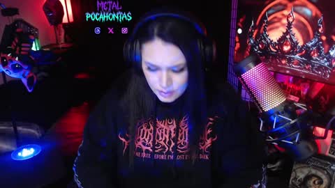 Snapshot of metalpocahotass chatting on January 2025 07:27:02 AM MetalPocahotass online show from January 2025 07:27:02 AM