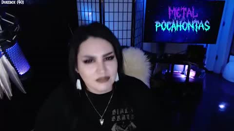 Snapshot of metalpocahotass chatting on June 2026 11:41:01 PM MetalPocahotass online show from June 2026 11:41:01 PM
