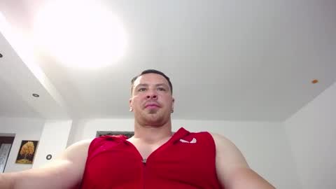 Snapshot of muscleaj69 chatting on May 2026 04:24:01 PM AJ online show from May 2026 04:24:01 PM