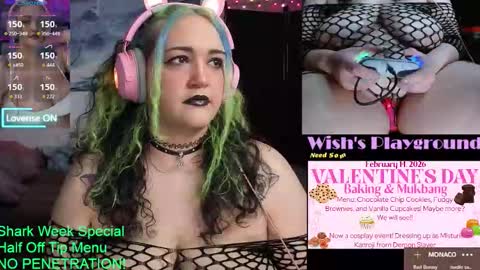 Wishs Playground online show from February 2026 04:45:02 PM