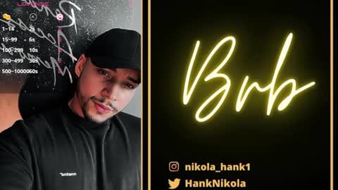 Snapshot of nikolahank1 chatting on December 2024 06:11:02 AM Nikola Hank online show from December 2024 06:11:02 AM