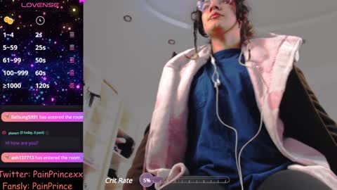 Pain Prince online show from December 2024 10:10:02 PM