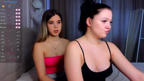 Snapshot of phyllisheart chatting on January 2025 08:40:02 AM Lora black and Lili blonde welcome you here online show from January 2025 08:40:02 AM