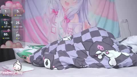 Snapshot of pinkberry_boy chatting on March 2025 02:15:01 AM Vio online show from March 2025 02:15:01 AM