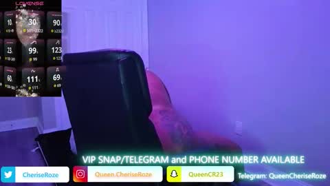 Queen Cherise Roze online show from December 2025 08:37:02 PM
