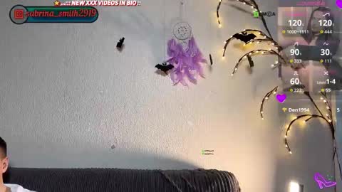 Snapshot of sabrinasmit chatting on October 2025 06:41:02 PM Sabrina and Smith. Instagramsabrina smith2919 NEXT SHOW OCT. 0809111213 online show from October 2025 06:41:02 PM