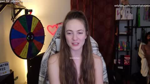 Snapshot of samanthahayesxoxo chatting on December 2024 04:10:02 AM The Real Samantha Hayes haha online show from December 2024 04:10:02 AM