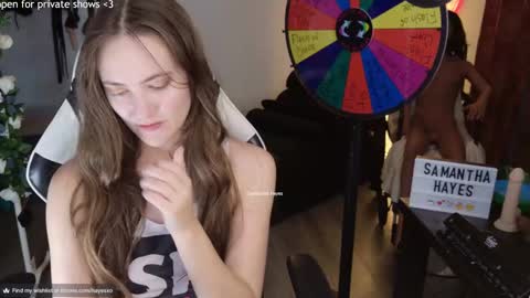 Snapshot of samanthahayesxoxo chatting on February 2025 01:30:02 AM The Real Samantha Hayes haha online show from February 2025 01:30:02 AM