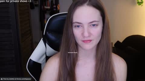 Snapshot of samanthahayesxoxo chatting on March 2025 04:24:02 AM The Real Samantha Hayes haha online show from March 2025 04:24:02 AM