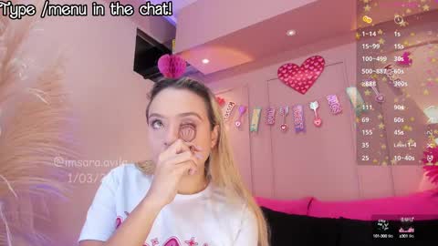 SaraAvila  online show from March 2025 09:59:01 PM