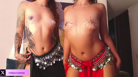 Snapshot of savanna_wallace chatting on February 2025 12:18:01 AM Savannaredhair 33 Angelebony33 online show from February 2025 12:18:01 AM