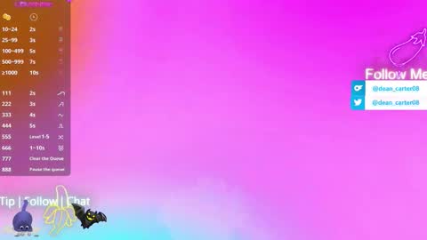 Dean Carter online show from March 2026 10:35:01 PM