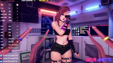 SkyeAnette online show from September 2025 01:18:01 AM