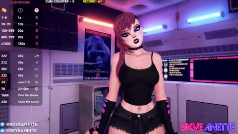 SkyeAnette online show from February 2026 02:10:02 AM