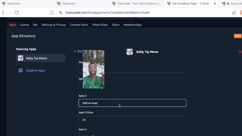 Snapshot of sloppychurro chatting on December 2025 09:32:02 PM Stream Test online show from December 2025 09:32:02 PM