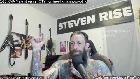 Snapshot of stevenrisenyc chatting on May 2026 12:39:01 AM StevenRiseNYC online show from May 2026 12:39:01 AM