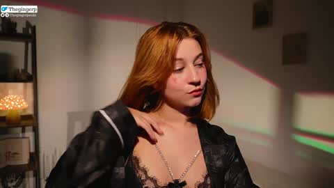 Snapshot of thegingerp chatting on January 2025 11:05:01 PM Streaming mostly at online show from January 2025 11:05:01 PM