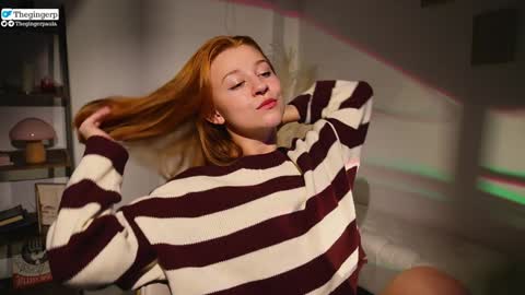 Snapshot of thegingerp chatting on February 2025 08:46:01 PM Streaming mostly at online show from February 2025 08:46:01 PM