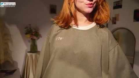 Snapshot of thegingerp chatting on February 2025 10:09:02 PM Streaming mostly at online show from February 2025 10:09:02 PM